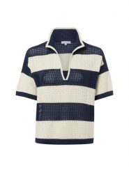 Marie Lund koszulka z dzianiny Kobiety Sztuczne włókno biały, XS. Białe t-shirty damskie Marie Lund, xs, bez wzorów, z dzianiny, bez kołnierzyka. Za 139.95 zł.
