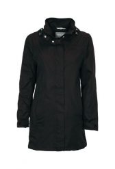 Płaszcz damski Pro-X Elements Jenna. Czarne płaszcze damskie PRO-X ELEMENTS, bez wzorów, z poliesteru. Za 451.50 zł.