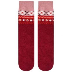 Puszyste Skarpety Świąteczne Unisex Dla Dorosłych Festivity Fair Isle. Czerwone skarpetki damskie Dare 2b, bez wzorów. Za 27.99 zł.
