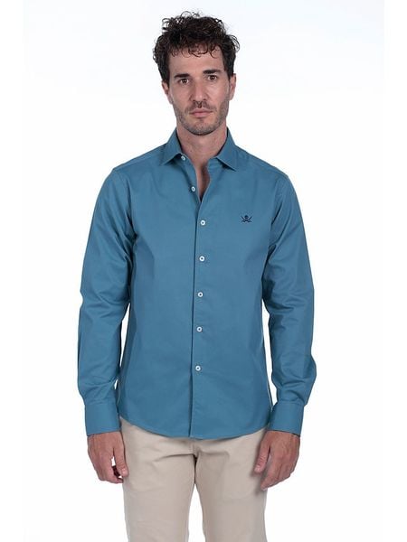 The Time of Bocha Koszula w kolorze niebieskim rozmiar: XXL. Niebieskie koszule męskie The Time of Bocha, xxl, bez wzorów, z bawełny, bez kołnierzyka, bez ramiączek. Za 104.14 zł.