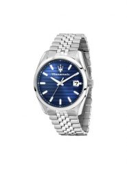 Maserati Zegarek Attrazione R8853151028 Srebrny. Szare, analogowe zegarki męskie maserati, srebrne. Za 839.99 zł.