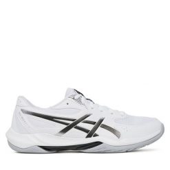 Buty halowe Asics. Białe buty sportowe na co dzień męskie Asics, bez zapięcia. Za 339.99 zł.