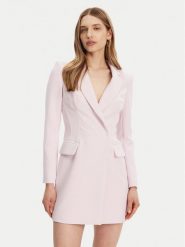 Elisabetta Franchi Sukienka koktajlowa AB-734-51E2-V600 Różowy Regular Fit. Czerwone sukienki damskie Elisabetta Franchi, bez wzorów, z syntetyku, wizytowe, bez kołnierzyka, bez ramiączek. Za 2,479.00 zł.