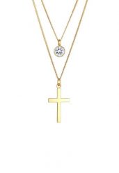 Elli Damska zawieszka krzyż Trend Blogger ze szklanymi kryształkami ze srebra próby 925 Naszyjniki 1 ct Damski. Naszyjniki damskie Elli, na co dzień, srebrne. Za 363.99 zł.