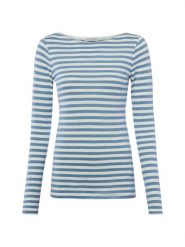 Marc O'Polo koszulka z długim rękawem Kobiety Bawełna niebieski, XL. Niebieskie t-shirty damskie Marc O´Polo, xl, bez wzorów, z bawełny, bez kołnierzyka. Za 179.95 zł.