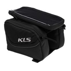 Torba rowerowa na ramę Kellys ALPHA. Czarne torebki klasyczne damskie Kellys, bez wzorów, bez dodatków. Za 69.99 zł.