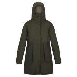 Parka Damska Wodoodporne Yewbank II. Zielone parki damskie Regatta, xl, bez wzorów. Za 209.99 zł.