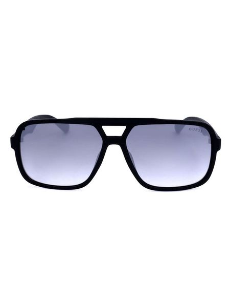 Guess Męskie okulary przeciwsłoneczne w kolorze czarno-błękitnym rozmiar: 61. Czarne okulary przeciwsłoneczne męskie Guess, z tworzywa sztucznego. Za 290.87 zł.