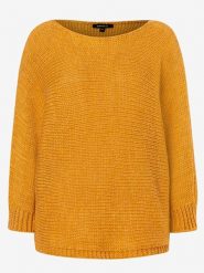 More & More Sweter w kolorze żółtym rozmiar: 36. Żółte swetry klasyczne damskie MORE & MORE, z wełny, bez kołnierzyka. Za 122.96 zł.