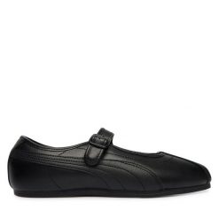 Baleriny Puma. Czarne baleriny damskie Puma, bez wzorów, bez obcasa. Za 329.99 zł.