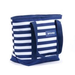 Torba turystyczna termiczna Spokey Acapulco. Niebieskie torebki klasyczne damskie Spokey, bez wzorów, bez dodatków. W wyprzedaży za 49.99 zł.
