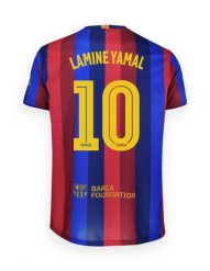Koszulka FC Barcelona 2026-27, domowa, premium, replika - LAMINE YAMAL 10. T-shirty damskie FC Barcelona, s, bez wzorów, z materiału, bez kołnierzyka. Za 257.78 zł.