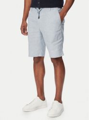 BOSS Szorty materiałowe 50559178 Niebieski Regular Fit. Niebieskie szorty męskie Boss, bez wzorów, ze lnu. Za 599.99 zł.