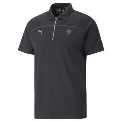 Koszulka polo męska Puma FERRARI STYLE czarna 53833001 r S. Czarne koszulki polo męskie Puma, m, bez wzorów, bez ramiączek. Za 216.47 zł.