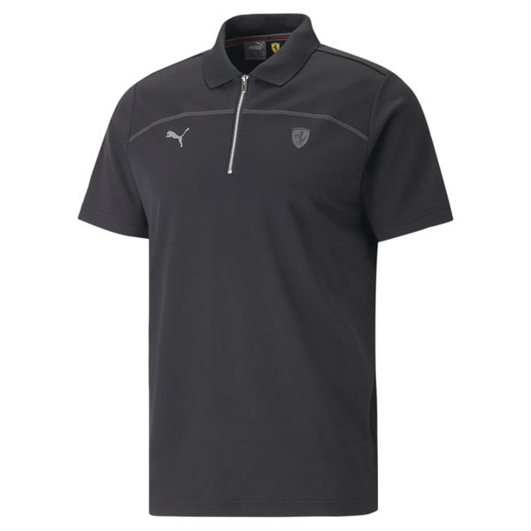 Koszulka polo sportowa męska Puma FERRARI STYLE 53833001. Czarne koszulki polo męskie Puma, m, bez ramiączek. Za 216.47 zł.