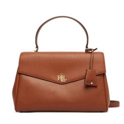 Torebka LAUREN RALPH LAUREN. Brązowe torebki klasyczne damskie Lauren Ralph Lauren, bez wzorów, bez dodatków. Za 2,199.00 zł.