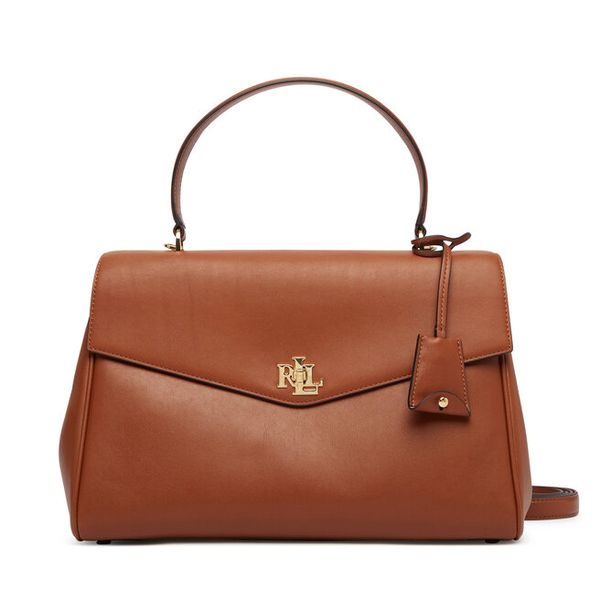 Torebka LAUREN RALPH LAUREN. Brązowe torebki klasyczne damskie Lauren Ralph Lauren, bez wzorów, bez dodatków. Za 2,199.00 zł.