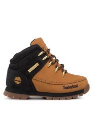 Timberland Trapery Euro Sprint TB0A1NLB2311 Brązowy. Brązowe śniegowce dziewczęce Timberland, z nubiku. Za 449.99 zł.