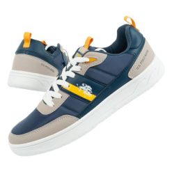 Buty sportowe U.S. Polo ASSN. Niebieskie buty sportowe na co dzień męskie U.S. Polo Assn., z gumy, bez zapięcia, trekkingowe. Za 139.00 zł.