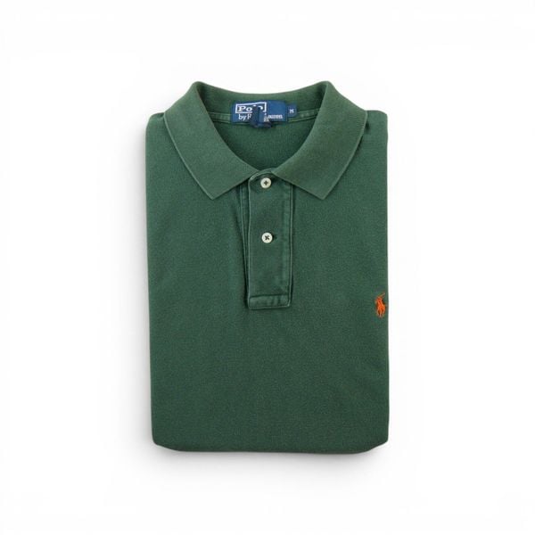 Second life - Koszulka Polo Ralph Lauren męska krótki rękaw zielona - Stan dobry. Zielone koszulki polo męskie Ralph Lauren, l, bez wzorów, bez ramiączek. Za 106.46 zł.