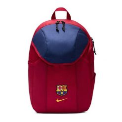 Plecak szkolny sportowy Nike FC BARCELONA. Czarne plecaki damskie Nike, bez wzorów, z materiału, sportowe. Za 169.00 zł.