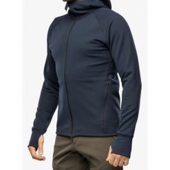 Bluza polarowa męska Houdini Mono Air Houdi. Niebieskie bluzy bez kaptura męskie Houdini, l, z polaru. Za 660.99 zł.