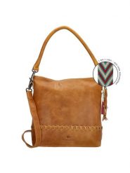 Micmacbags Skórzana torebka w kolorze karmelowym - 31 x 30 x 12 cm rozmiar: onesize. Brązowe torebki klasyczne damskie micmacbags, bez wzorów, z materiału, bez dodatków. Za 347.99 zł.