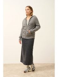 Just Cashmere Kaszmirowy kardigan "Debbie" w kolorze szarym rozmiar: XXL. Szare kardigany damskie Just Cashmere, xxl, bez wzorów, z kaszmiru. Za 363.71 zł.