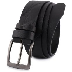 Pasek skórzany BELTIMORE r.90-105 cm E36 czarny. Czarne paski męskie bez wzorów. Za 65.99 zł.