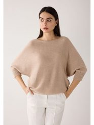 More & More Sweter w kolorze jasnobrązowym rozmiar: 38. Brązowe swetry klasyczne damskie MORE & MORE, bez kołnierzyka. Za 162.11 zł.