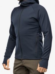 Bluza polarowa męska Houdini Mono Air Houdi. Czarne bluzy z kapturem męskie Houdini, l, z materiału. Za 604.99 zł.