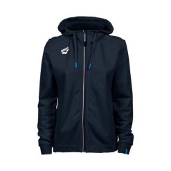 Bluza damska Arena Team Hooded Jacket Panel z kapturem. Niebieskie bluzy z kapturem damskie Arena, m, z bawełny. Za 366.00 zł.