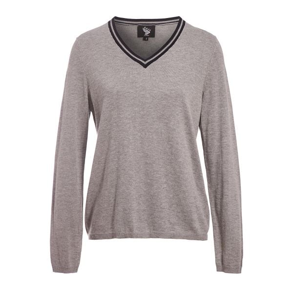 Sweter damski Gaze Janama. Szare swetry klasyczne damskie GAZE, xl, z dzianiny, bez kołnierzyka. Za 485.45 zł.