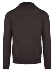 Malo Optimum Sweter "Lupetto" w kolorze ciemnobrązowym rozmiar: L. Brązowe swetry męskie Malo Optimum, l, bez wzorów, z kaszmiru, bez kołnierzyka. Za 260.99 zł.