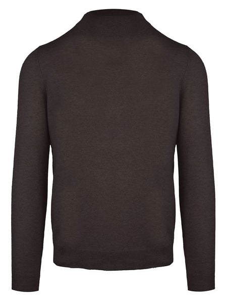 Malo Optimum Sweter "Lupetto" w kolorze ciemnobrązowym rozmiar: XL. Brązowe swetry męskie Malo Optimum, xl, bez wzorów, z kaszmiru, bez kołnierzyka. Za 260.99 zł.