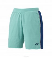 Spodenki tenisowe Yonex Knit Shorts. Zielone szorty męskie YONEX, bez wzorów, z materiału, eleganckie. Za 359.00 zł.