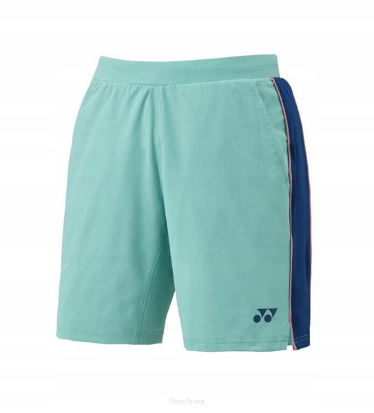 Spodenki tenisowe Yonex Knit Shorts. Zielone szorty męskie YONEX, bez wzorów, z materiału, eleganckie. Za 359.00 zł.