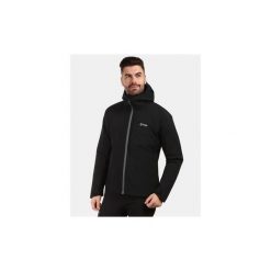 Męska kurtka outdoorowa Kilpi SONNA-M. Czarne kurtki outdoor męskie Kilpi, m, bez wzorów, bez kaptura. Za 628.61 zł.
