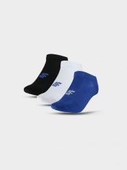 4F Skarpetki treningowe przed kostkę (3-pack) męskie - multikolor 32-34. Skarpetki męskie 4f, bez wzorów, z elastanu. W wyprzedaży za 29.99 zł.