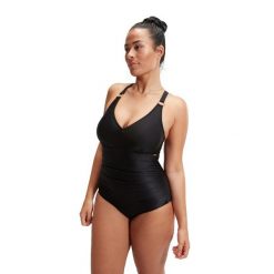 Strój kąpielowy jednoczęściowy damski na basen Speedo Shaping. Czarne stroje jednoczęściowe damskie Speedo, m, bez wzorów. W wyprzedaży za 258.50 zł.