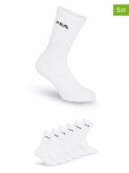 Fila Skarpety (6 par) w kolorze białym do tenisa rozmiar: 35-38. Białe skarpetki męskie Fila, bez wzorów. Za 58.00 zł.