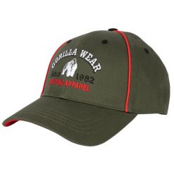 Lugo Czapka - zielony. Zielone czapki męskie GORILLA WEAR, na wiosnę, bez wzorów. Za 144.00 zł.