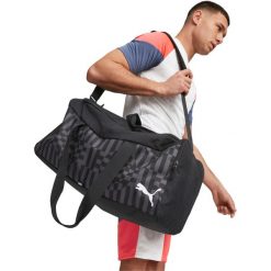 Torba Puma Individualrise Medium Bag 44L, Dla obu płci. Czarne torebki klasyczne damskie Puma, bez wzorów, z materiału, bez dodatków. Za 139.00 zł.
