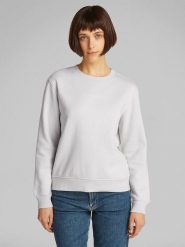 CALVIN KLEIN JEANS Bluza w kolorze jasnoszarym rozmiar: XXL. Szare bluzy bez kaptura damskie Calvin Klein Jeans, xxl, z jeansu. Za 171.28 zł.