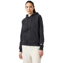 Bluza damska Champion Hooded Sweatshirt czarna 118160 KK001 ROZMIAR XL. Czarne bluzy z kapturem damskie CHAMPION, m, z bawełny. Za 301.13 zł.