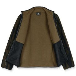 Bluza Volcom Storm Stone z zamkiem brązowa. Brązowe bluzy bez kaptura męskie Volcom, s. Za 528.75 zł.