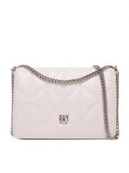 Calvin Klein Torebka Quilted Mini Chain Bag LV04F3321G Różowy. Czerwone torebki wieczorowe CALVIN KLEIN, bez wzorów, ze skóry, wizytowe, bez kołnierzyka, bez ramiączek. Za 449.99 zł.