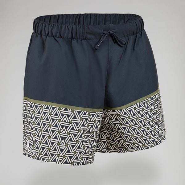 Spodenki surfingowe męskie Olaian 100 15" Sepak. Czarne kąpielówki męskie OLAIAN, m, bez wzorów, z materiału. Za 49.99 zł.