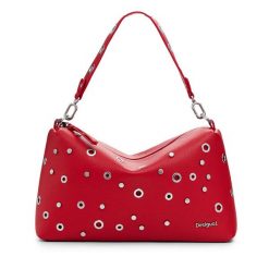 Torebka Desigual. Czerwone torebki klasyczne damskie Desigual, bez wzorów, bez dodatków. Za 279.99 zł.