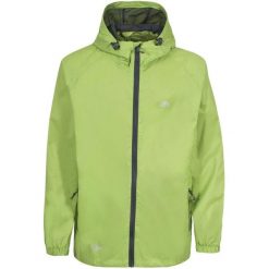 Kurtka Wodoodporna Unisex Dla Dorosłych Qikpac. Zielone kurtki damskie Trespass, na wiosnę, s, bez wzorów, sportowe, bez kaptura. Za 122.99 zł.
